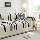 Soft Cozy Chenille Throw Cover for Couch with Tassel Accents, Dustproof Soft Throws for Sofa