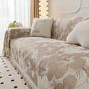 Chenille Blossoming Flowers Couch Covers, Couch Protector Blanket for Couches, Pet Furniture Throw