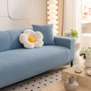 Fleece Stretch Sofa Slipcover Washable Soft Spandex Couch Cover Furniture Protector