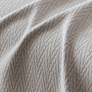 Herringbone Textured Sofa Throw Blanket, Durable Pet Friendly Modern Couch Slipcover