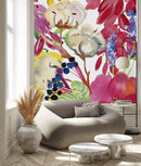 Cotton and Flowers Wallpaper