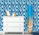 Stylish Blue Protea Wallpaper Vogue