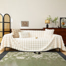 Thick Faux Fur Sofa Cover Fluffy Plush Warm Sofa Slipcover Furniture Protector for Couch Bed