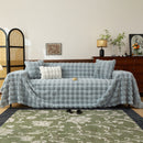 Thick Faux Fur Sofa Cover Fluffy Plush Warm Sofa Slipcover Furniture Protector for Couch Bed