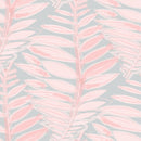 Hand Drawn Pink Leaves Wallpaper