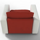 Ainfox Module Sofa Oversized Sectional Red With Armrest Beige For Living Room