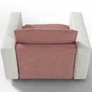 Ainfox Module Sofa Oversized Sectional Pink With Armrest Beige For Living Room