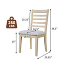 7PCs Extendable Dining Table Set, Farmhouse Extendable Table with 18' Move Leaf, 78' Rustic Wooden Kitchen Table and 6PCs Upholstered Chairs, Expanding Dining Room Table Set