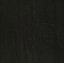 Dacre Round Engineered Wood Top Side End Table Dark Charcoal
