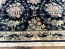 Sino Persian Rug 6x9, Navy Blue, Floral