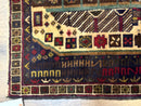 Balouch Rug 3x5, Afghan Carpet, City Pictorial