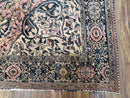 Antique Persian Farahan Rug, 4'1" x 6' 5"