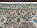 Palace Size Wool Rug 10x18, Sino Persian Kerman Rug, Oversized Hand Knotted Carpet, Light Taupe, Allover Pattern