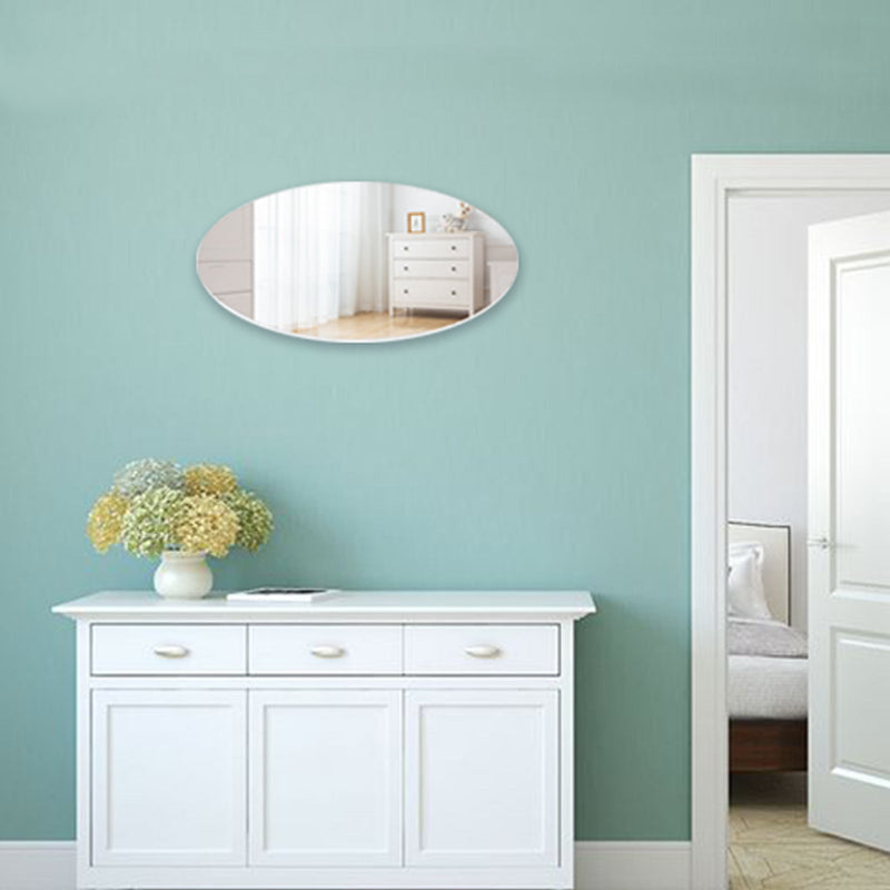 Frameless wall mounted makeup mirrors bathroom mirror