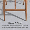 Counter Height Rattan Bar Stools Set Of 4 Outdoor Patio