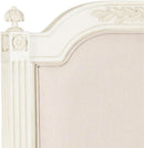 Tufted Linen Rustic Beige Headboard for Twin Beds