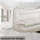 Creamy White 2 Piece Sofa Set Living Room Modern Style