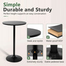 40 Inch Round Bistro Pub Table Steel Frame Construction