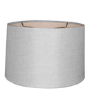 16"W x 10"H Khaki Burlap Drum Shade