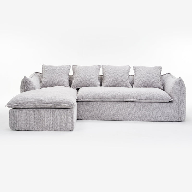 Walker Edison | Cloud Deep Seat Sectional Sofa