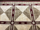 Indo Tibetan Rug 10x14, Nepali Carpet, Large Soft Wool Area Rug, Olive Tan Maroon, Contemporary Rug 10 x 14 ft Living Room Rug, Handmade Rug