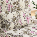 Flannel single dining chair with soft seat cushion and backrest, no armrests, matching pillow can be used as waist cushion, this dining chair can be used in the living room - PINK