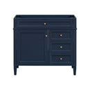 Bathroom Vanity With 2 Drawers And Tip-Out Drawer, Storage Cabinet