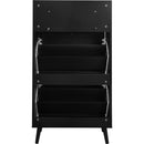 Rattan, Allen 2 door 1 drawer cabinet, shoe rack, double layer, suitable for entrance