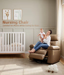 Power Swivel Massage Recliner With Heat And Vibration