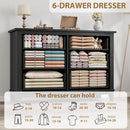 Forty Seven Inches Freestanding Dresser Drawers Deluxe