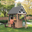 Premium Large Fir Wood Outdoor Playhouse DutchDoor