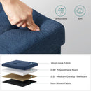 30 Inch Ottoman Bench Midnight Blue Storage Unit Pro Max