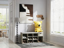 Storage Bench, Shoe Bench, Entryway Bench with Padded Cushion, Drawer and Open Compartments, Bench with Storage, 3 Tier Shoe Rack Bench