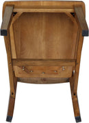 International Concepts San Remo Pecan Parawood Dining Chair