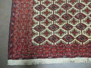 4' X 6' Handmade Finely Knotted Pakistan Turkoman Bokhara Wool Rug Nice