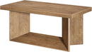 63 Inch Brown Farmhouse Dining Table Seats Four To Six