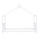 Metal House Platform Bed With Modern Design And Durable Frame