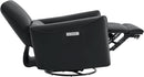 Power Recliner Chair USB Charging Lumbar Support Black