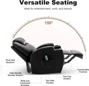 Massage Heat Swivel Recliner Chair For Living Room