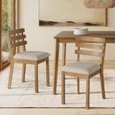 Premium Solid Wood Farmhouse Dining Table Set For Four