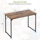 Industrial Laptop Desk 39.4 Inch Length 19.7 Inch Width