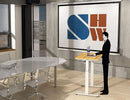 Oak Electric Height Adjustable Standing Desk 40x24