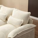 Modern Large chenille Fabric U-Shape Sectional Sofa