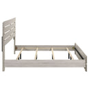 Brantford Wood Eastern King Panel Bed Coastal White