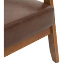 Mid-Century Modern Solid Loveseat Sofa Upholstered Pu Leather Loveseat, 2-Seat Upholstered Loveseat Sofa Modern Couch