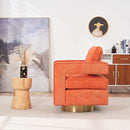 Swivel Barrel Chair for Living Room,360 Degree Swivel Club Modern Accent Single Sofa Chair, Small Leisure Arm Chair for Nursery, Hotel, Bedroom, Office