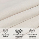 Tufted Linen Upholstered Headboard for Queen Full Beds