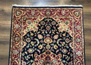 Pak Persian Sarouk Rug 3x5, Navy Blue and Red