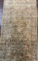 Persian Runner Rug 3x8, Traditional Wool Runner Rug for Hallway or Kitchen, Pak Persian Rug, Fine 225 KPSI