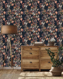 Dark Wallpaper with Butterflies